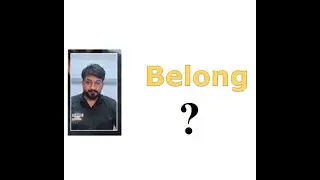 Belong meaning in hindi  बिलॉन्ग का मतलब क्या होता है ? english padhna kaise sikhe