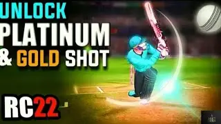 rc 22 All gold and platinum shots purchased in real cricket 22 | How to play gold shots #shothacker