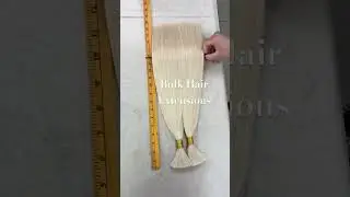 Bulk hair extensions 100% European Raw hair