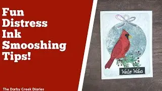 How To Ink Smoosh Backgrounds With Distress Inks!
