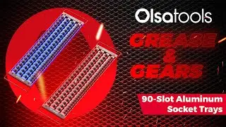 Olsa Tools Grease & Gears Series: Portable Aluminum Socket Tray