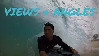 1 Big Beach So Many Angles--POV-FOV-BOV Bodyboarding Shorebreak
