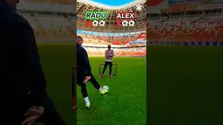👻 Who will score more blindly?😅 #funny #footballshorts #challenge #foryou #football #soccer