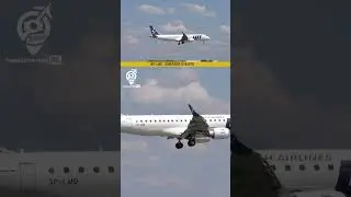 Arrival of the plane SP-LMD, Embraer E190STD - LOT - shorts
