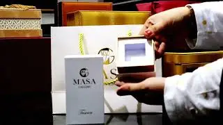 Luxury Gold-Foil Packaging for MASA Gallery | Premium Custom Box & Bag Design by Al Yaqeen