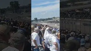 NASCAR WWTR Enjoy Illinois 300 GEICO restart zone flyby