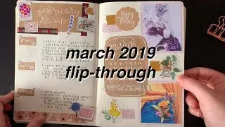 Bullet Journal | March 2019 Flip-Through