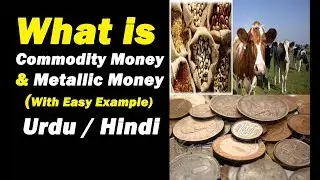 What is Commodity Money & Metallic Money ? Urdu / Hindi