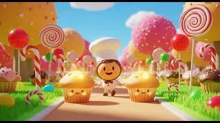Muffin Man&rsquo;s Candy Lane | Sweet Fun Rhyme for Kids | Nursery Rhymes & Songs for Children