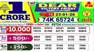 Nagaland Start Lottery Result Start Lottery Today 1pm Sambad Live 23/01/2026 Lottery Today lottery