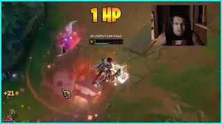 When you survive with 1 HP - Tyler1...LoL Daily Moments Ep 1655