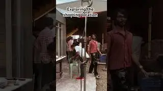 Exploring the shooting location how they work #viralshort #shootingtime #film #ytshorts