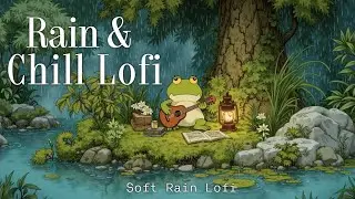 Lofi Jazz with Rain Sounds - Для учебы, фокуса и расслабления 24/7 🐸🎶