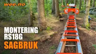 Montering av sagbruk RS18G