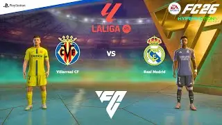 FC 26 PS4 - Villarreal vs Real Madrid | La Liga 25/26