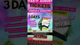 VORVERKAUF BRINKUMER3DAYS 2025