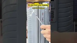 Secure Your Belongings with an Explosion-Proof Zipper Luggage#luggage ##violenttest #PPtrolleycase