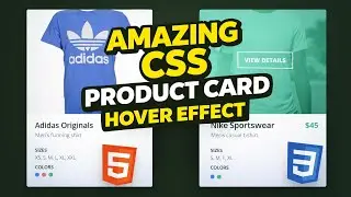 Amazing Product Card Hover Animation UI | HTML & CSS Only (No JS)!