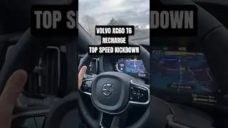 2025 VOLVO XC60 T6 RECHARGE (253+145 PS) TOP SPEED KICKDOWN #catchingcars #topspeed #shorts #volvo