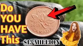 Most valuable Canada 1 cent coin 2011