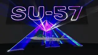 SU-57 Presentation concept. Laser beam show. СУ-57 Концепция презентации. Лазерное лучевое шоу.