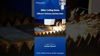 Han's Laser 20Kw Cutting Demo