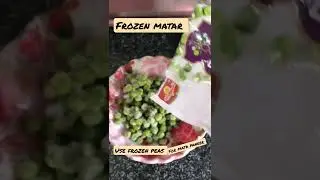 online frozen peas use for matr paneer