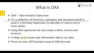 Power BI - DAX