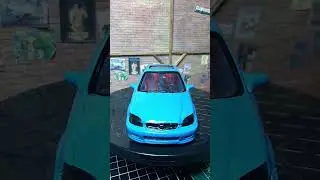 honda civic ..1/25scale .plastic model kit street race car