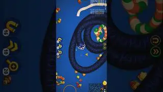 Worms Zone Best Gameplay!#wormszone #shortsvideo #gameplay#youtube