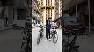 2 Bikes 2 Tricks ✅💯 #mtbfreestyle #cycling #stunts #bike #cycles #mtb #cyclestunts