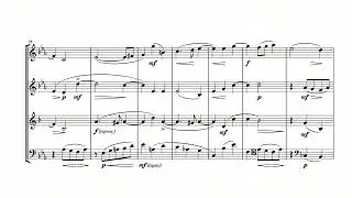 Salvatore Bellassai - Petite reverie valse, per flauto, oboe, clarinetto e fagotto Op. 80
