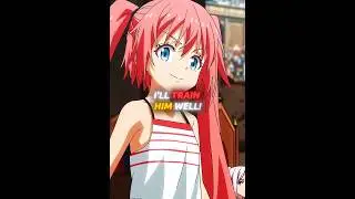 She found an apprentice 🥶 #anime #animeedit #thattimeigotreincarnatedasaslime #tensura #rimuru