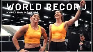 HYROX RAW MOMENTS | Megan Jacoby & Linda Meier taking the World Record in Doubles Women