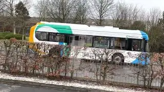 Stagecoach East Scotland - Onboard footage of 30022 - LG23 FHO - Brand New Electric Enviro 200 EV