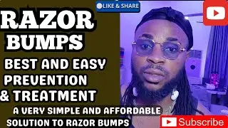 Razor bumps  best and easy prevention & Treatment