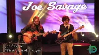 Joe Savage performing &ldquo;First Sign of Danger&rdquo;
