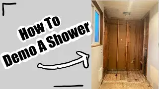 FiberGlass Shower Removal | How to Demo a Basic Shower