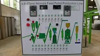 Straw Pellet Making Machine Line | High Efficiency Biomass Pellet Plant Working Video