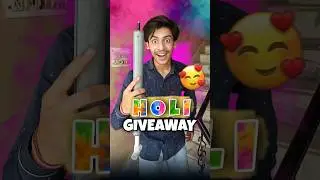 Holi Special Giveaway 💀😍 | Mini Vlog  #shorts #minivlog #ashortaday #vlog #tranding #cats #cat