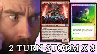 3 TIMES TWO TURNS OF STORM COUNT... Timeless Kaboomist Combo MTG Arena
