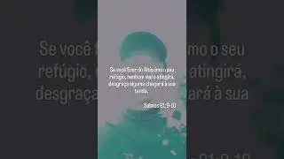 Salmos 91:9-10                          #deus #vida #life #lifestyle #reflexao #motivacao #pedalando