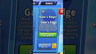 NEW Gale&rsquo;s Edge Ability in Blade Ball! 🙇