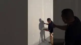 Asiendo el fire tape drywall #taping #drywall