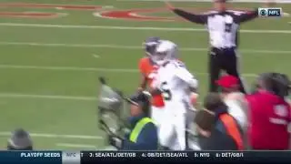 Aqib Talib rips Crabtree's chain right off