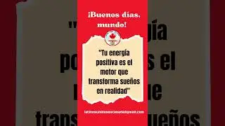 &iexcl;Buenos d&iacute;as, mundo!  😉#gratitudadios #latinosunidosencanada  #latinosporelmundo🌎#latinosencanada