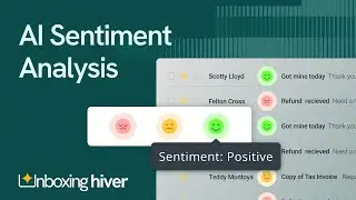 How to use Hiver's AI Sentiment Analysis