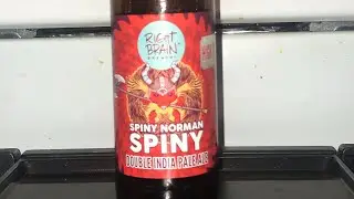 Right Brain Brewery- Spiny Norman Spiny (Double IPA) - Beer Review