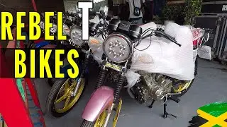 Assembling Bikes At Rebel T Special Edition | Jamaican Motorcycle Dealership 🇯🇲