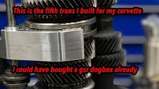 I broke my faceplated transmission in my drift corvette.